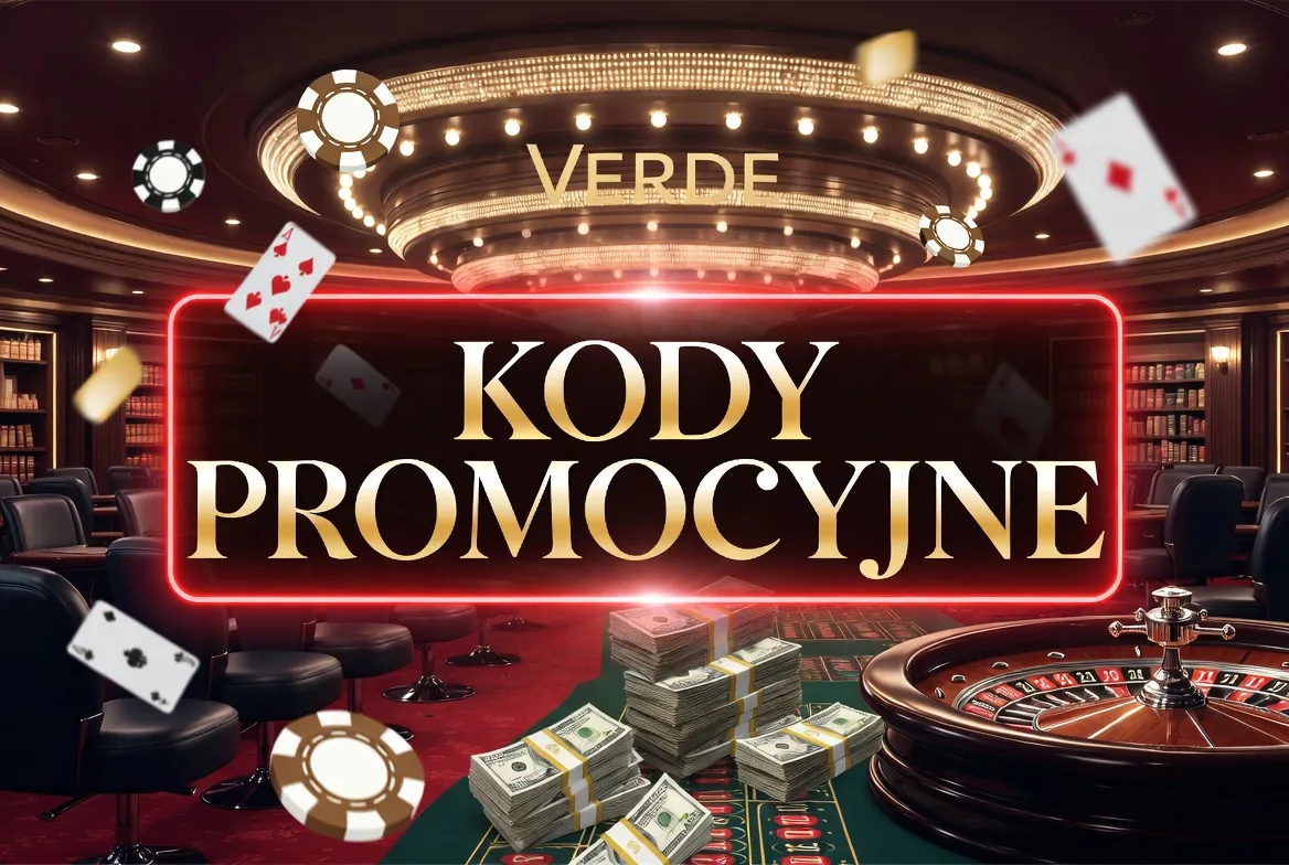 Pole na kod promocyjny i zakładka bonusów w Verde Casino